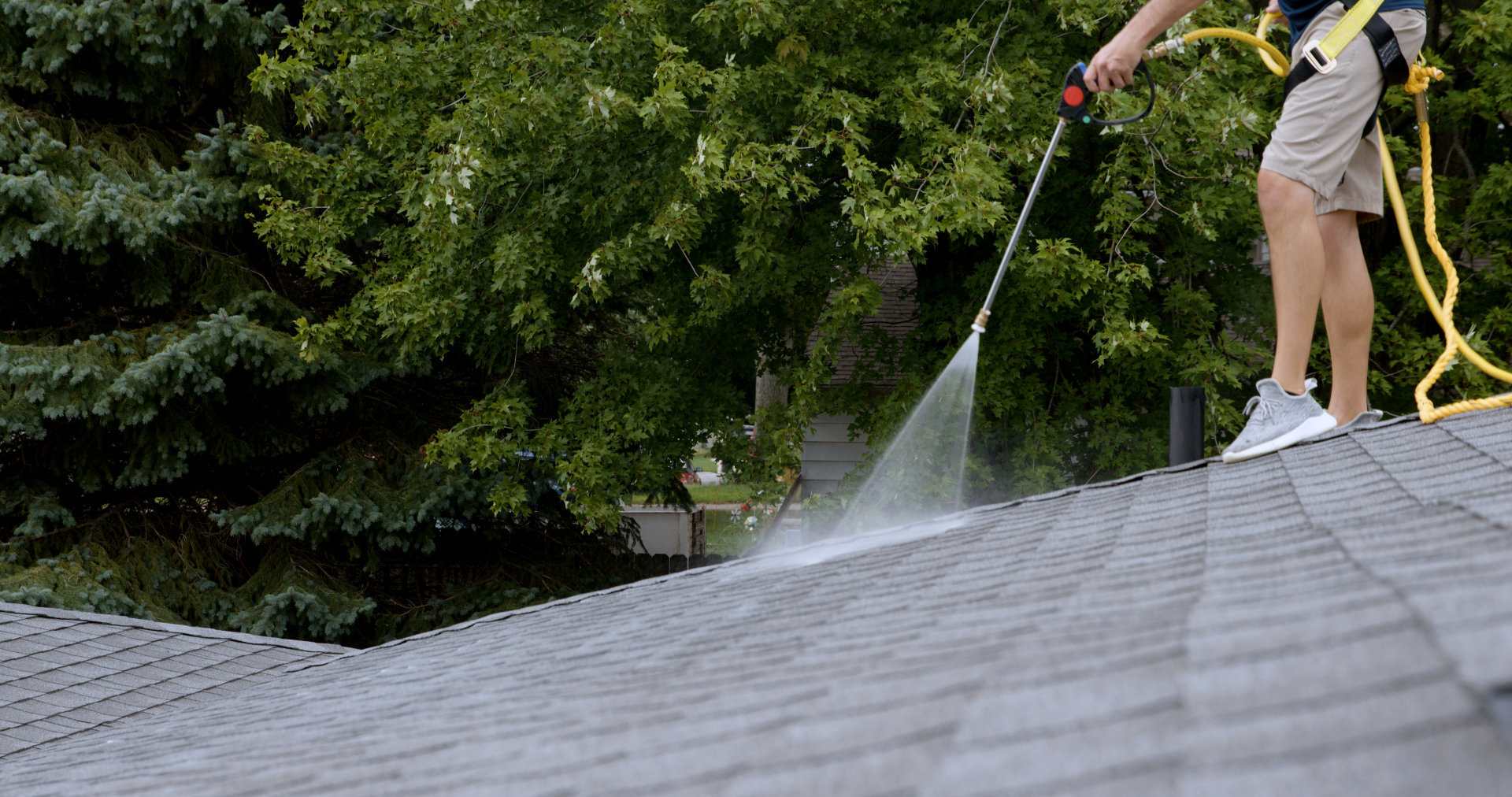 Roof rejuvenation in progress in Oklahoma